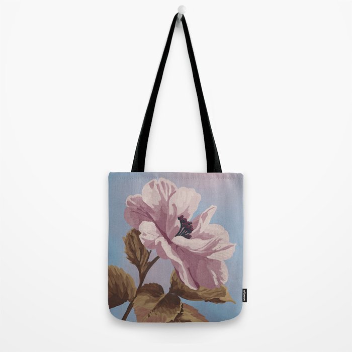 Vintage Begonia Botanical Tote Bag Gallery Image 2