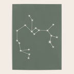 Sagittarius Zodiac Star Constellation Line Art Sage Poster Gallery Image 4