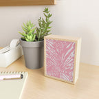 Bold Pink Zebra Pattern with Abstract Animal Stripes Safari  Mini Art Print Gallery Image 2