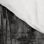 Crackled Gray - Black, white and gray, grey textured abstract Comforter Gallery Image 4