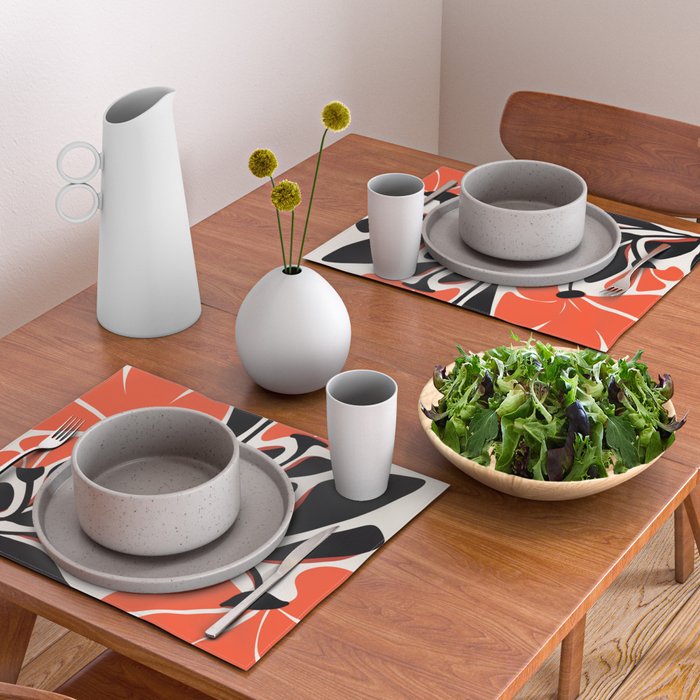 Gothic Garden Flower Art Placemat Gallery Image 2