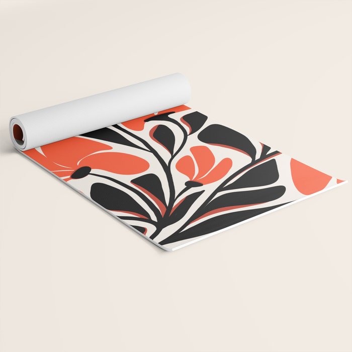 Gothic Garden Flower Art Yoga Mat Gallery Image 2