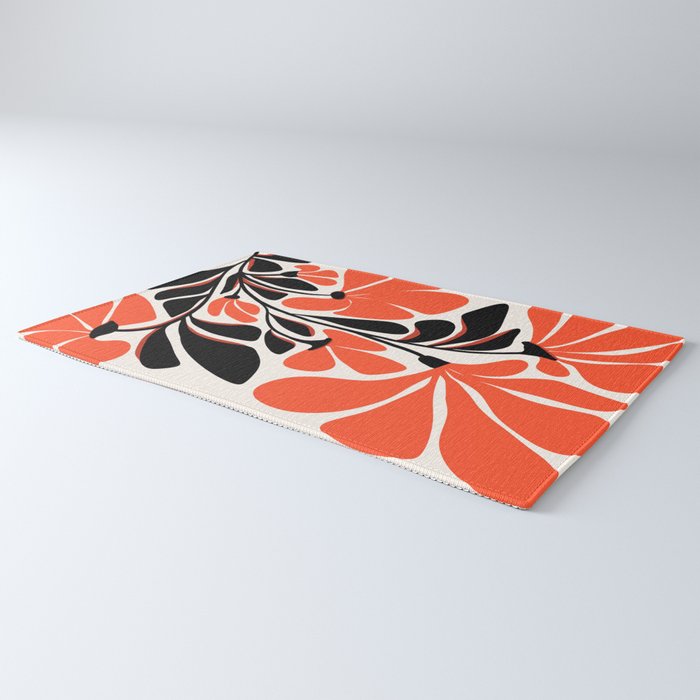 Gothic Garden Flower Art Rug Gallery Image 3