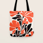 Gothic Garden Flower Art Tote Bag Gallery Image 1