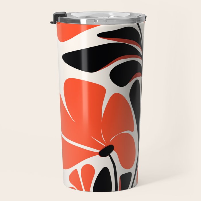 Gothic Garden Flower Art Travel Mug Gallery Image 3