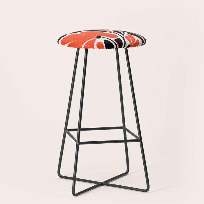 Gothic Garden Flower Art Stool Gallery Image 1