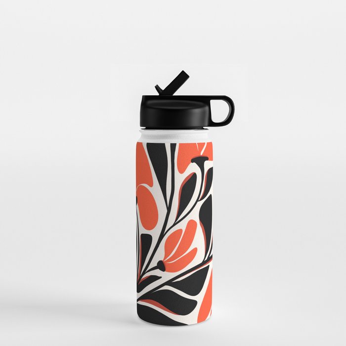 Gothic Garden Flower Art Water Bottle Gallery Image 1