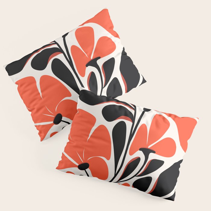 Gothic Garden Flower Art Pillow Sham Gallery Image 3