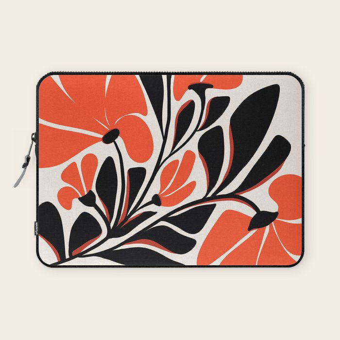 Gothic Garden Flower Art Laptop Sleeve Gallery Image 1