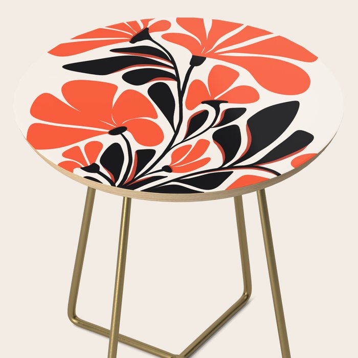 Gothic Garden Flower Art Side Table Gallery Image 2