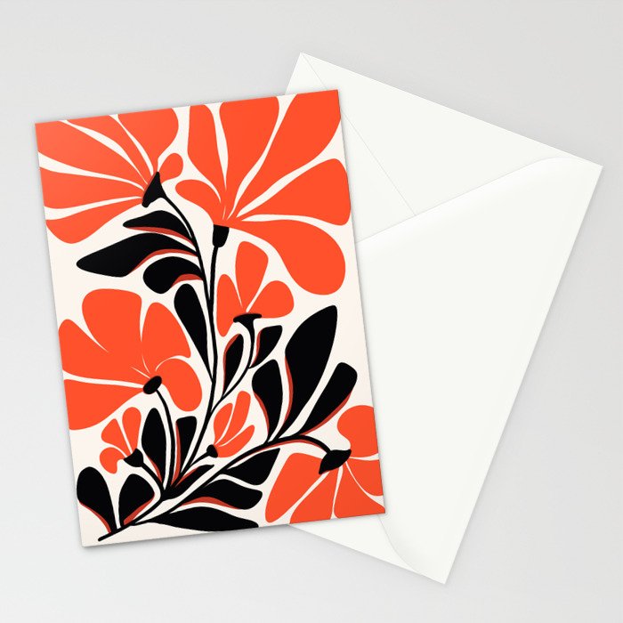 Gothic Garden Flower Art Stationery Card Gallery Image 2