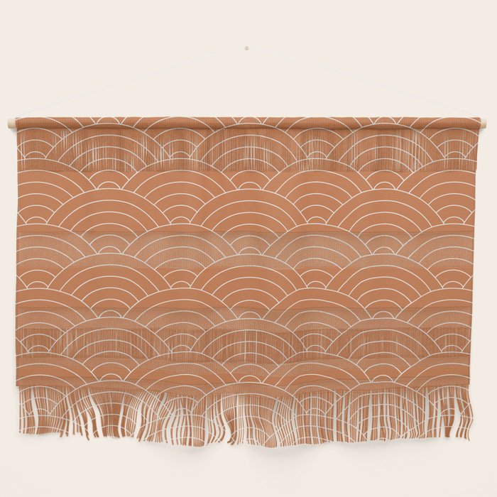 Waves (Terracotta) Wall Hanging Gallery Image 1