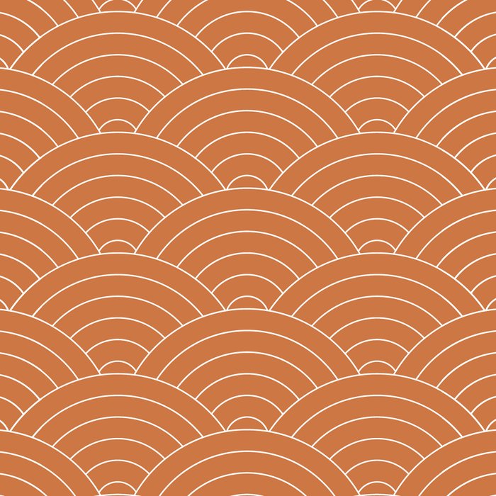 Waves (Terracotta) Coffee Mug Gallery Image 2