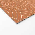 Waves (Terracotta) Welcome Mat Gallery Image 2