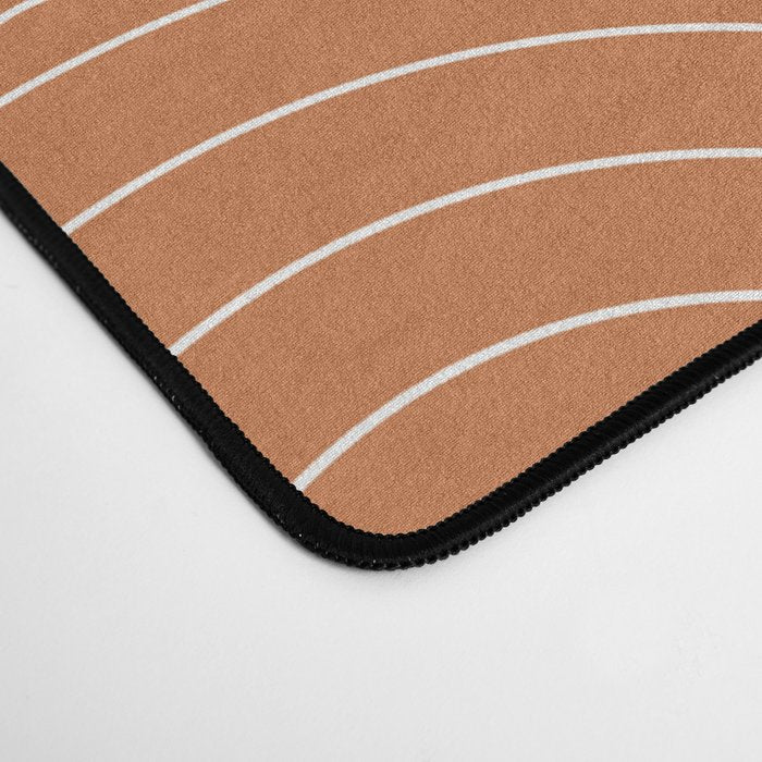 Waves (Terracotta) Desk Mat Gallery Image 4