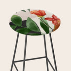 Abstract Tropical Art 12 Stool Gallery Image 2