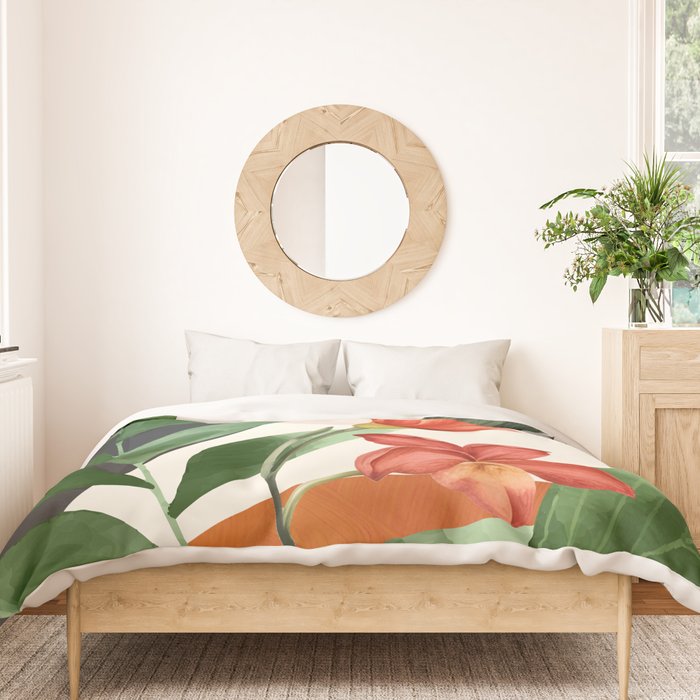 Abstract Tropical Art 12 Duvet Cover Gallery Image 3