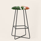 Abstract Tropical Art 12 Stool Gallery Image 1