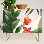Abstract Tropical Art 12 Credenza Gallery Image 1