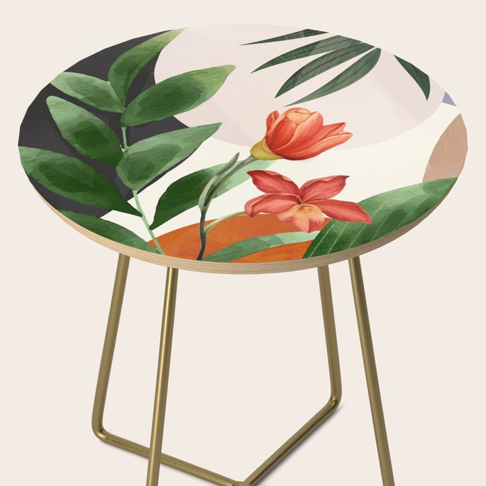 Abstract Tropical Art 12 Side Table Gallery Image 2