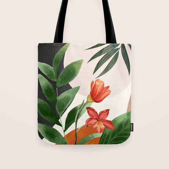 Abstract Tropical Art 12 Tote Bag Gallery Image 1