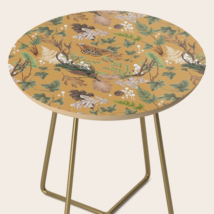 Bohemian Leafy Forest Side Table Gallery Image 2
