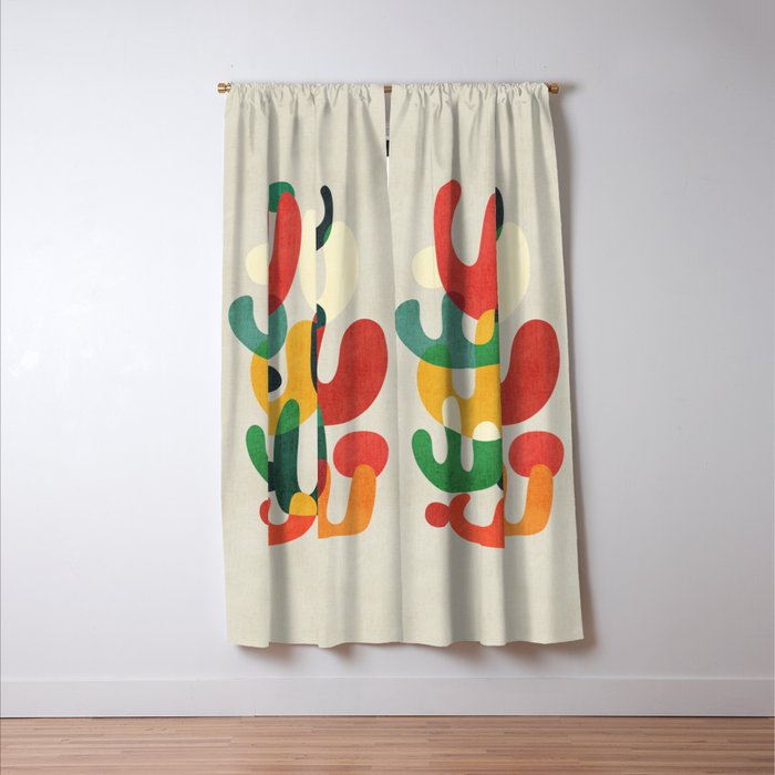 Cactus Window Curtain Gallery Image 3