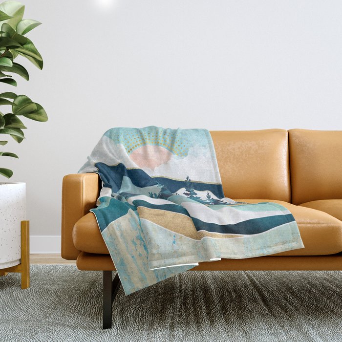 Summer Forest Throw Blanket Gallery Image 1