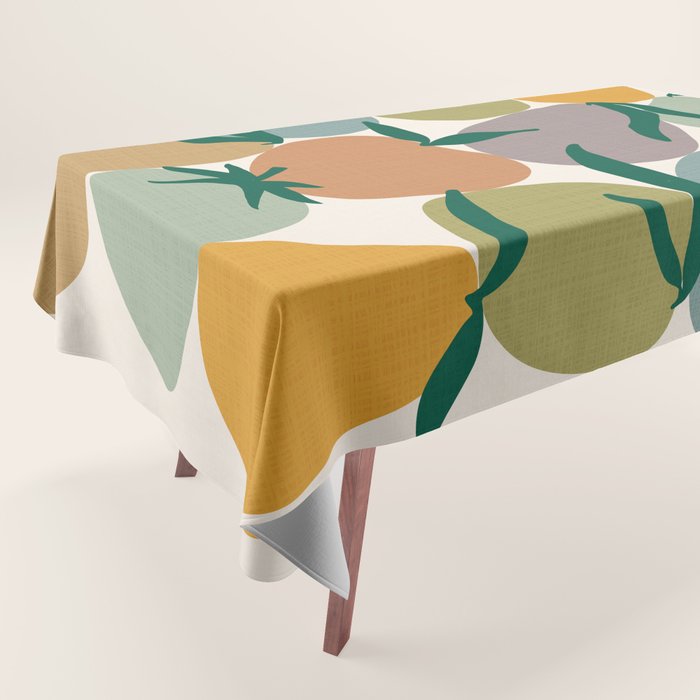 2025 EARTHY FRUIT MARKET CALENDAR Tablecloth Gallery Image 1