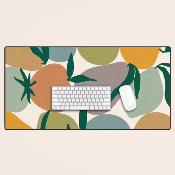 2025 EARTHY FRUIT MARKET CALENDAR Desk Mat Gallery Image 1
