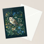 Barn Owl Forest Stationery Card Gallery Image 2