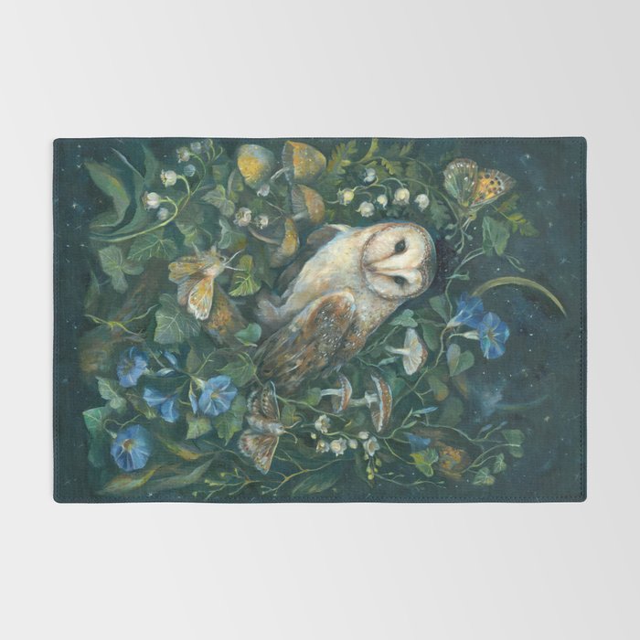 Barn Owl Forest Rug Gallery Image 2