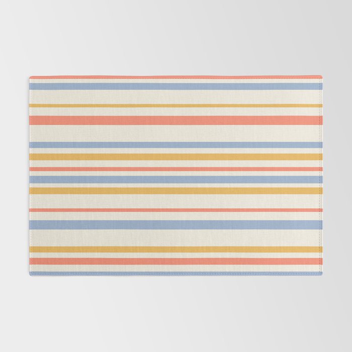 Classic Stripes XXIII - Retro Summer Rug Gallery Image 2