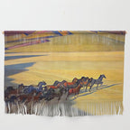 âWild Horses of Nevadaâ by Maynard Dixon Wall Hanging Gallery Image 1