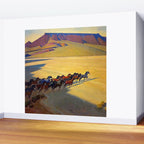 âWild Horses of Nevadaâ by Maynard Dixon Wall Mural Gallery Image 2