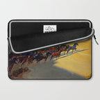 âWild Horses of Nevadaâ by Maynard Dixon Laptop Sleeve Gallery Image 2