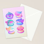 Sea macaron Stationery Card Gallery Image 2