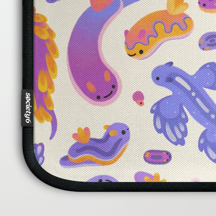 sea slug - pastel Laptop Sleeve Gallery Image 3