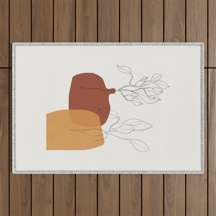 Vases Home Plants Outdoor Rug Gallery Image 1