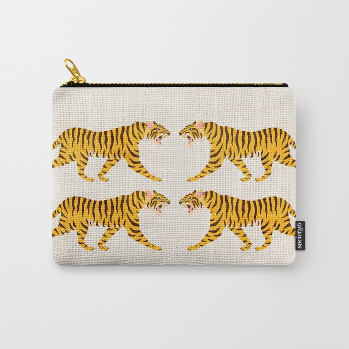 Fierce: Golden Tiger Edition Carry All Pouch Gallery Image 1