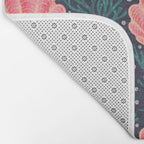 Seashell - pink and blue Bath Mat Gallery Image 2
