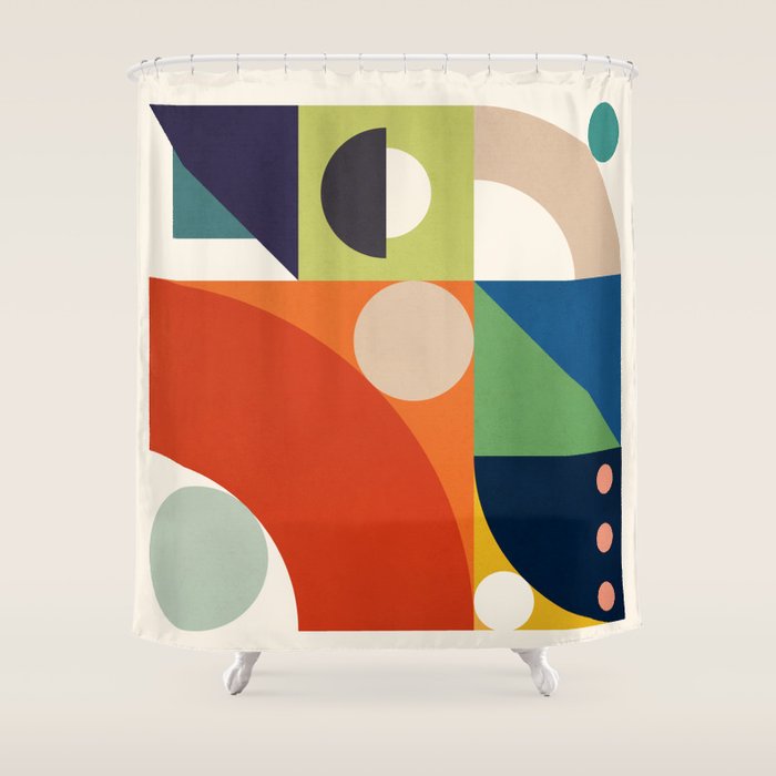 Roud Flow No 1 Shower Curtain Gallery Image 1