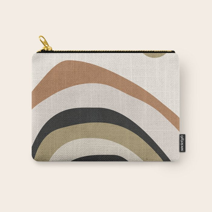 Abstract Art Rainbow 3 Carry All Pouch Gallery Image 1