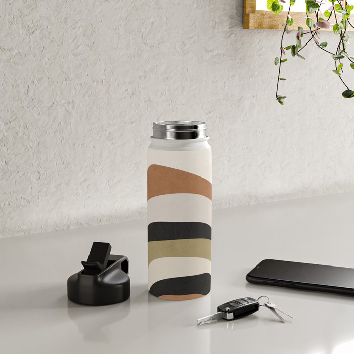 Abstract Art Rainbow 3 Water Bottle Gallery Image 4