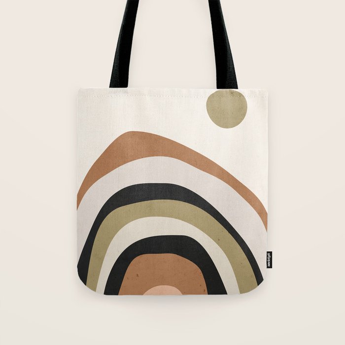 Abstract Art Rainbow 3 Tote Bag Gallery Image 1