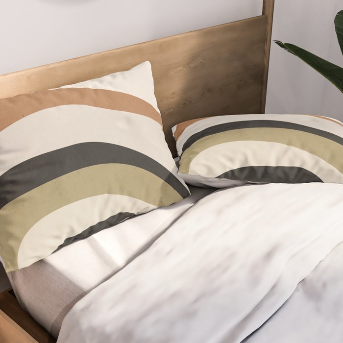 Abstract Art Rainbow 3 Pillow Sham Gallery Image 2