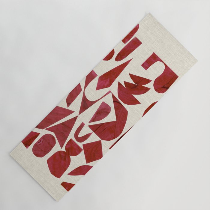 Crimson Ascend Yoga Mat Gallery Image 1