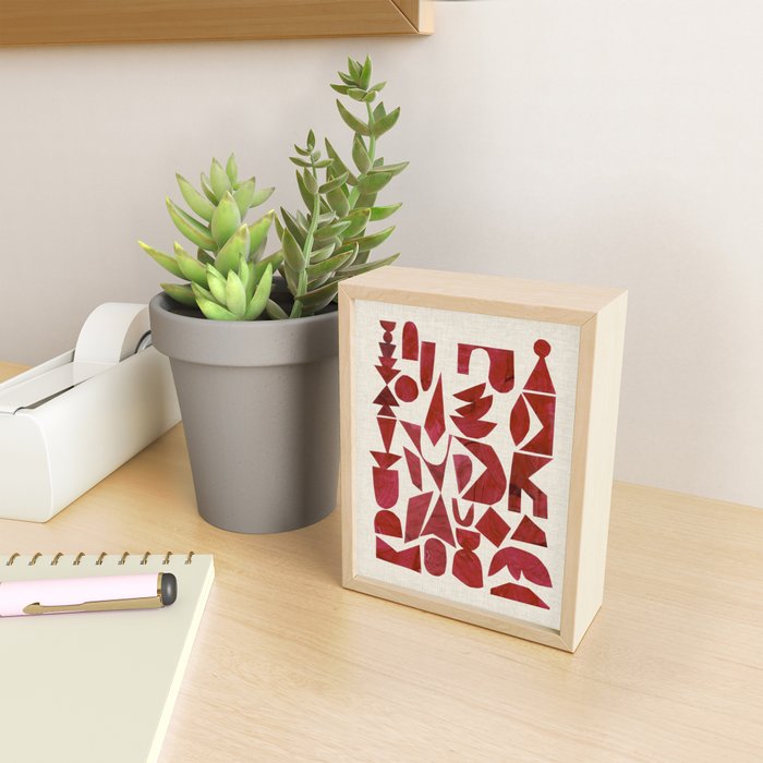 Crimson Ascend Mini Art Print Gallery Image 2