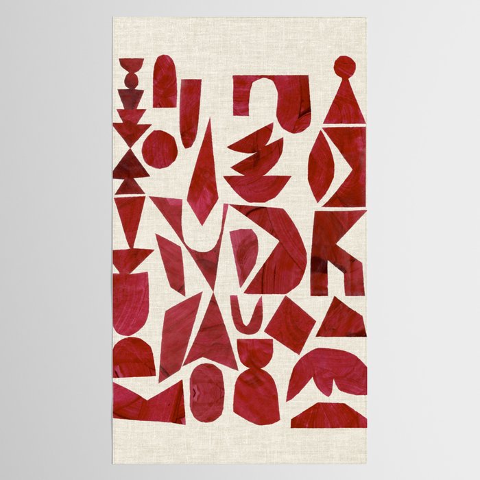 Crimson Ascend Tablecloth Gallery Image 2