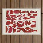 Crimson Ascend Outdoor Rug Gallery Image 1
